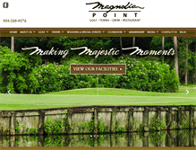 Tablet Screenshot of magnoliapointgolfclub.com